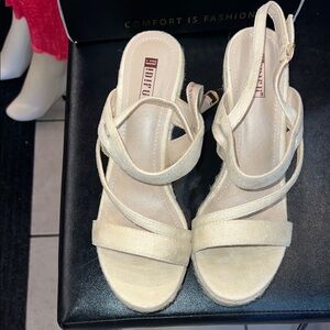 Beige Strappy Sandals